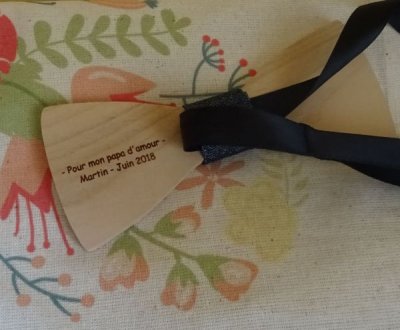 Father's Day gift personalized bow tie