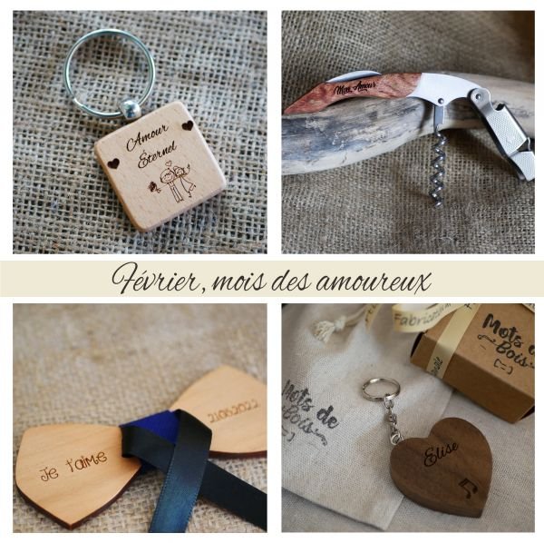 personalized wooden accessories for lovers