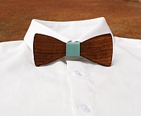 Walnut Bow Tie