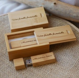 personalized usb keys and wooden case
