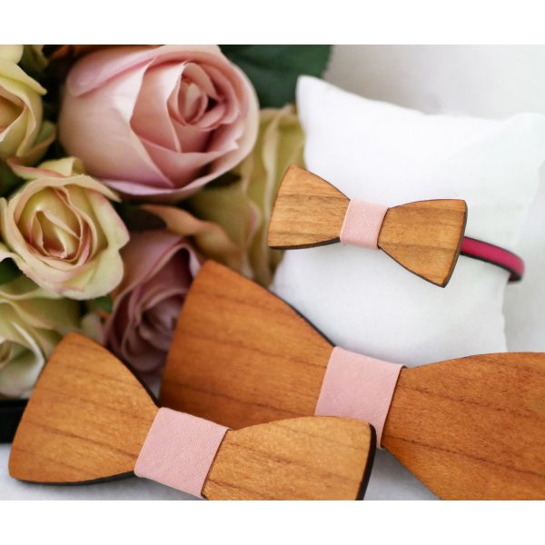 Personalized groom's bow tie