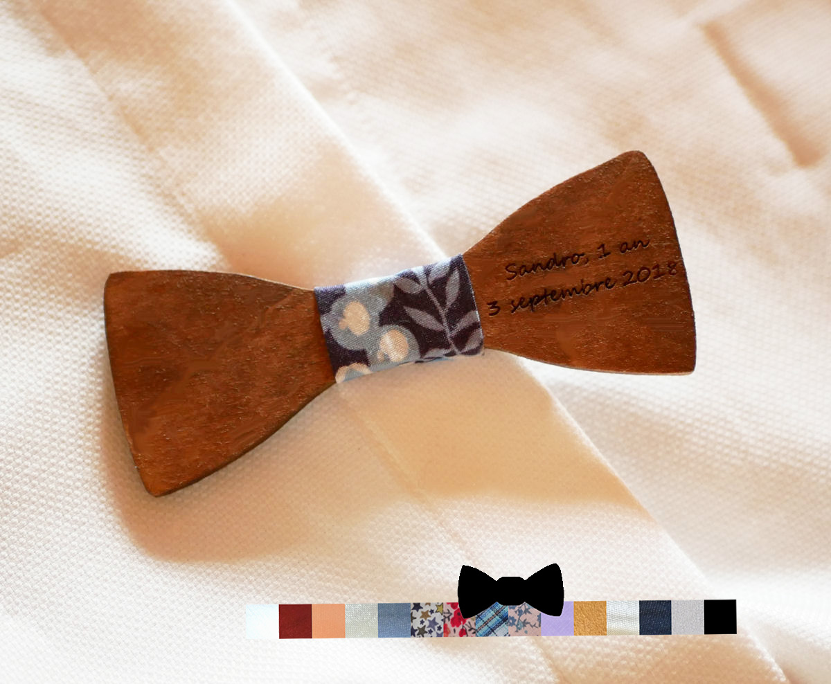 Magnetic bow tie brooch