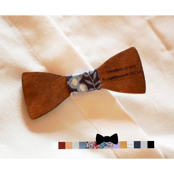 Magnetic bow tie brooch