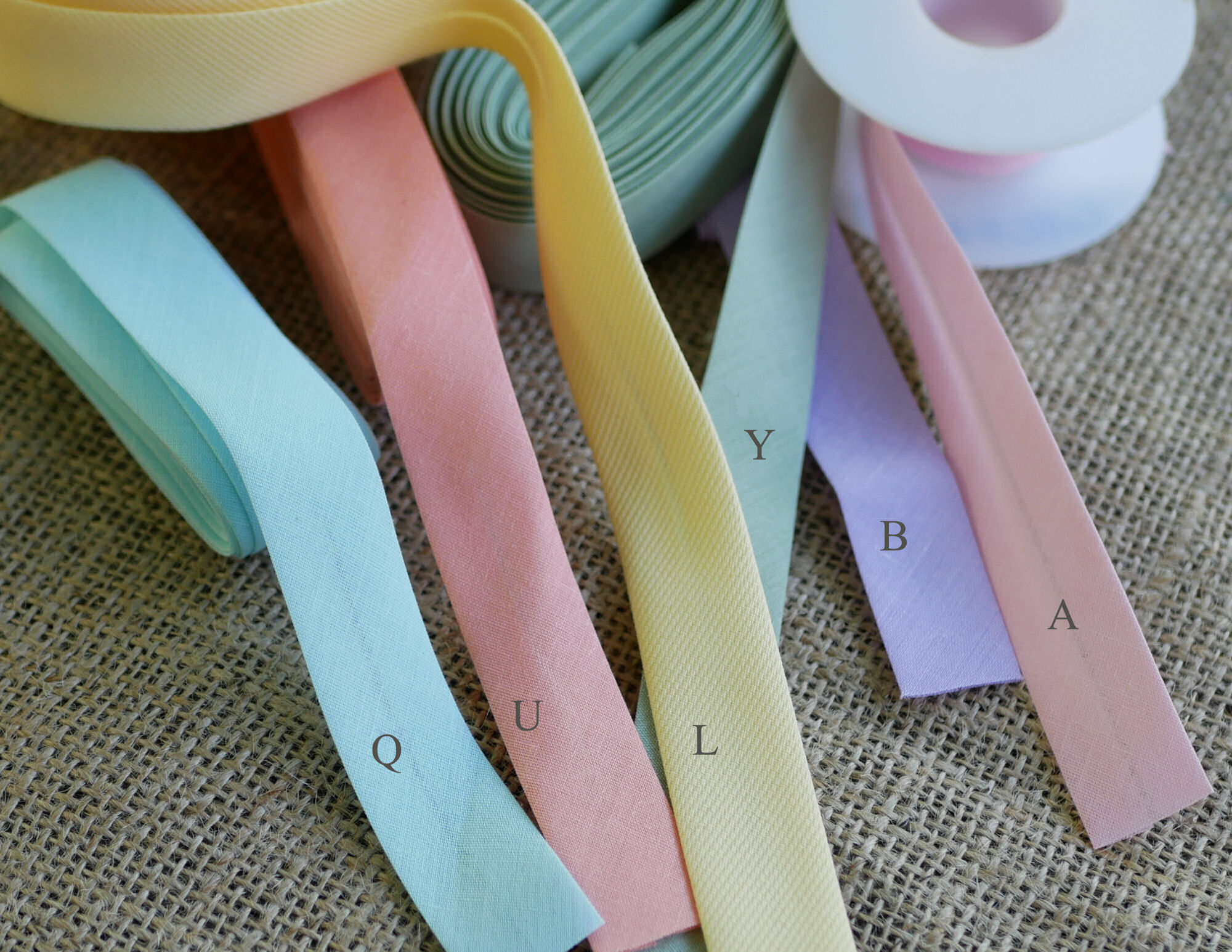 pastel fabrics for wedding bow ties