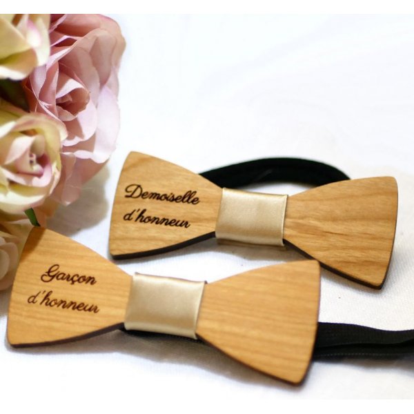 Customizable hair accessory Bow tie on elastic