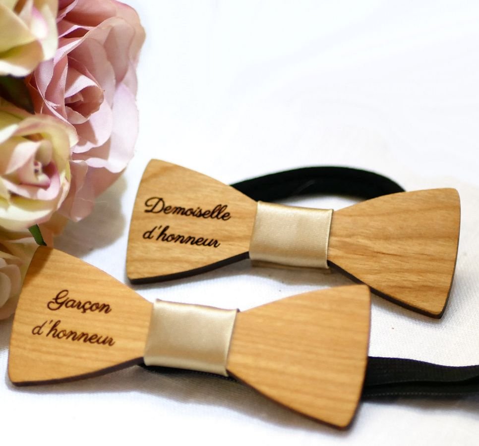 Customizable hair accessory Bow tie on elastic