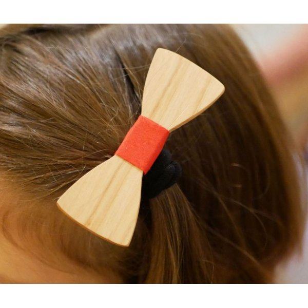 Customizable hair accessory Bow tie on elastic