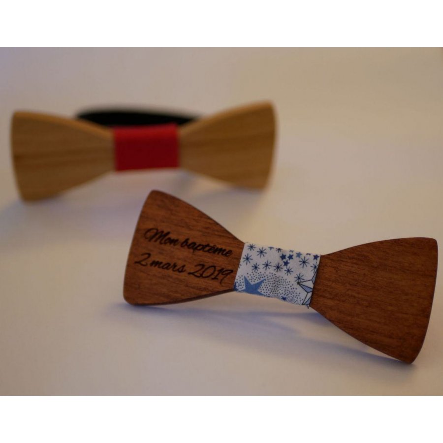 Customizable hair accessory Bow tie on elastic