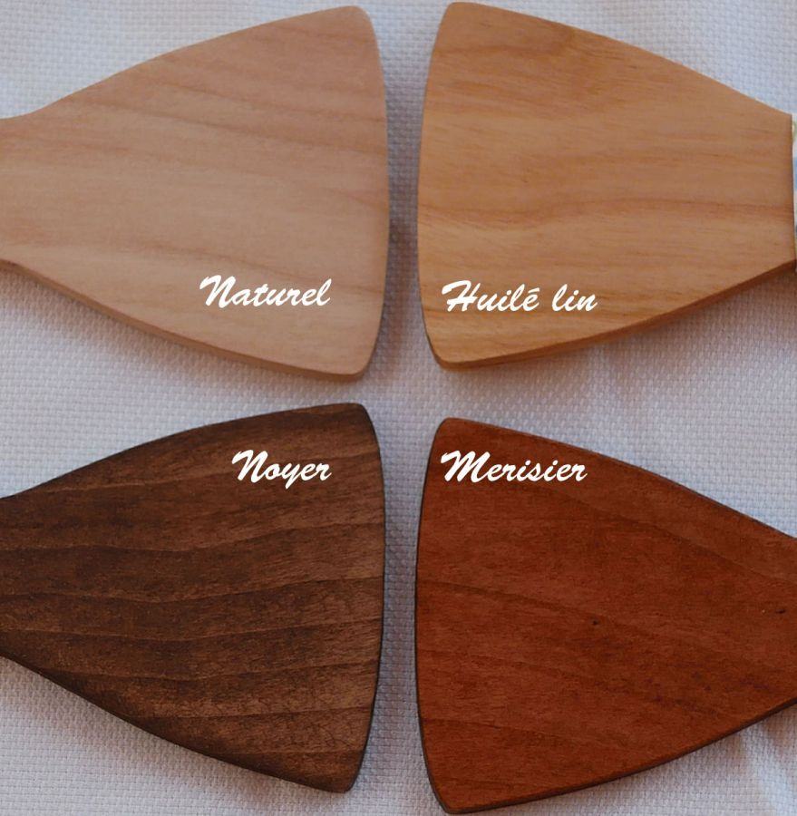 Hexagonal wooden cufflinks to personalize