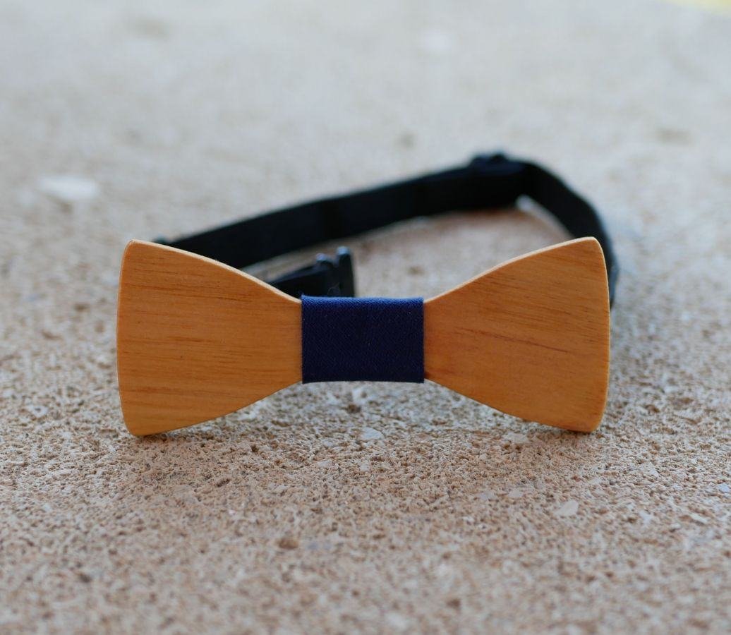 MINI wooden bow tie for kids to personalize