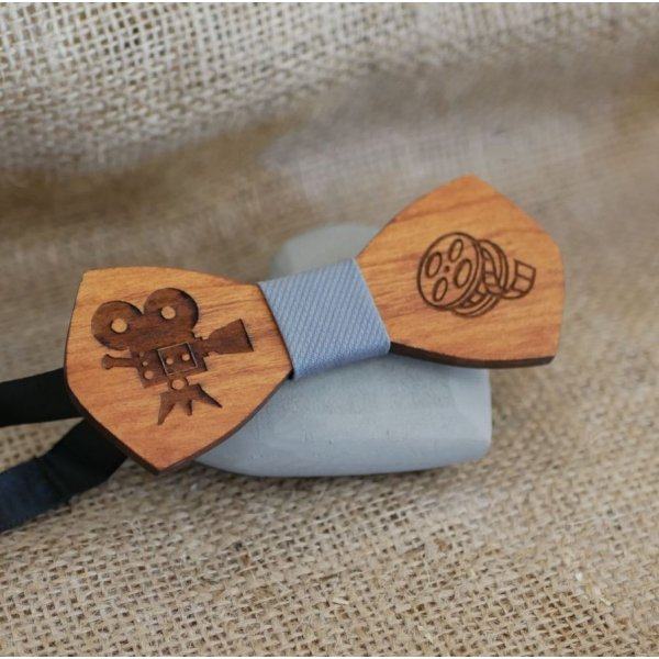 French wooden bow tie for men "le rabl&eacute;" small size and customizable