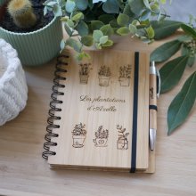 Plant and gardening notebook to personalize