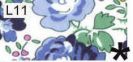 L11-Liberty Felicite navy blue flowers