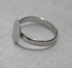 B- Thin silver ring