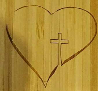 Cross on heart